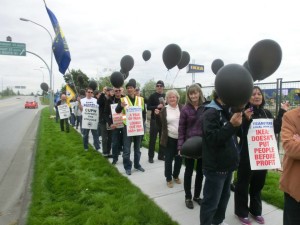 Postal workers on the lines with Ikea workers