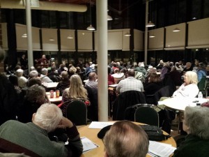Packed Hamilton meeting, February 18, Sackville Hill Seniors Centre