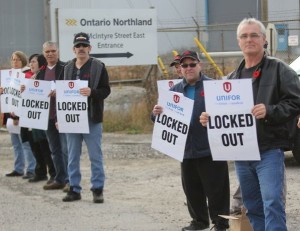 Locked out ONTC workers 