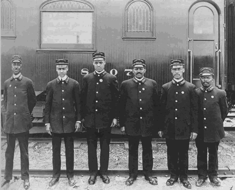 Workers from the Brotherhood of Sleeping Car Porters. 