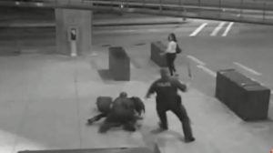 Video of a UBC student beaten and batoned by Vancouver transit cops in 2011. One officer was force to quit, the other pleaded guilty to assault and was suspended for 8 days without pay.